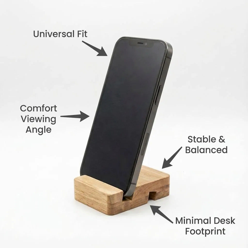 Bamboo Mobile Tablet Stand